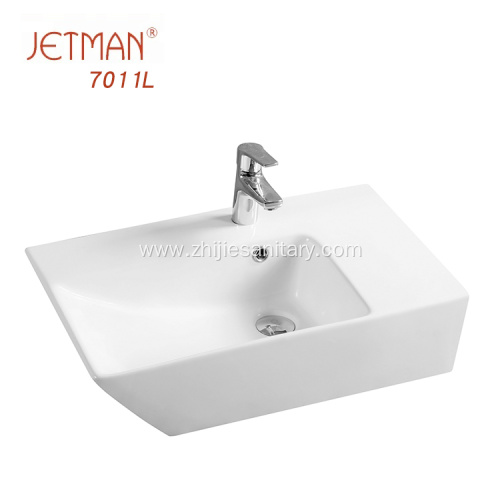 left decorative art ceramic sink